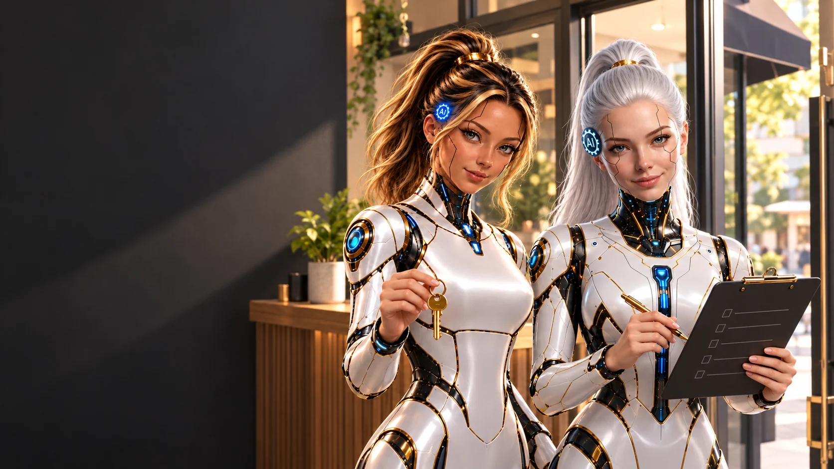 Nexa AI and Agenary AI planning with a tablet