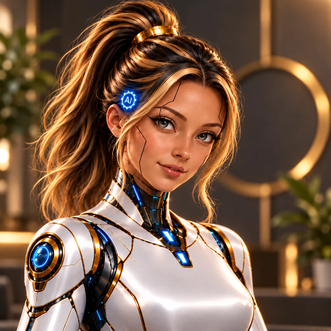 Portrait of Nexa AI, an artificial intelligence guide